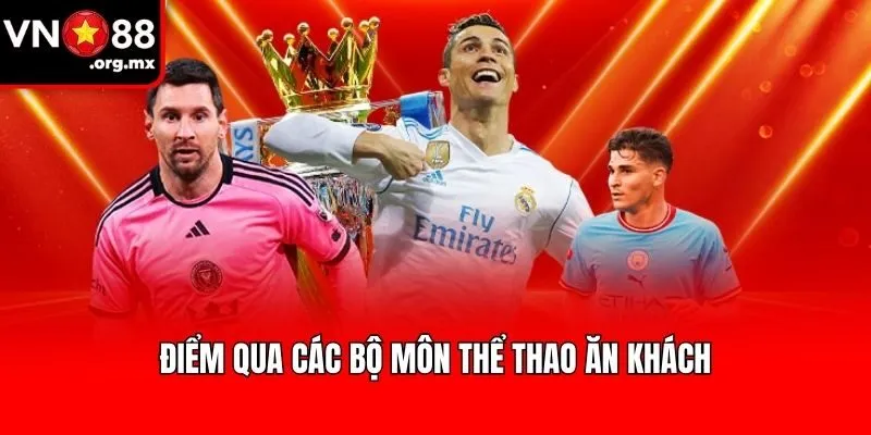 Điểm qua các bộ môn thể thao ăn khách